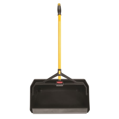 Rubbermaid Maximizer Heavy Duty Stand Up Debris Pan, Yellow